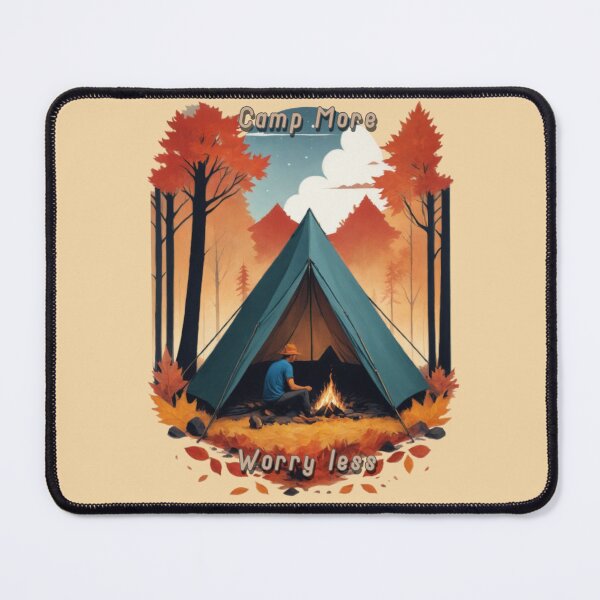 Item preview, Camp More, Worry Less designed and sold by RaeWhimsy.