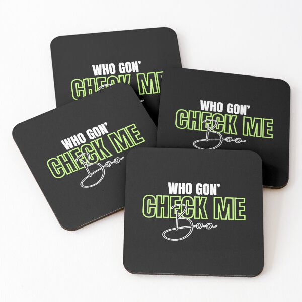 Item preview, Who Gon' Check Me Boo designed and sold by Caring Hearts.