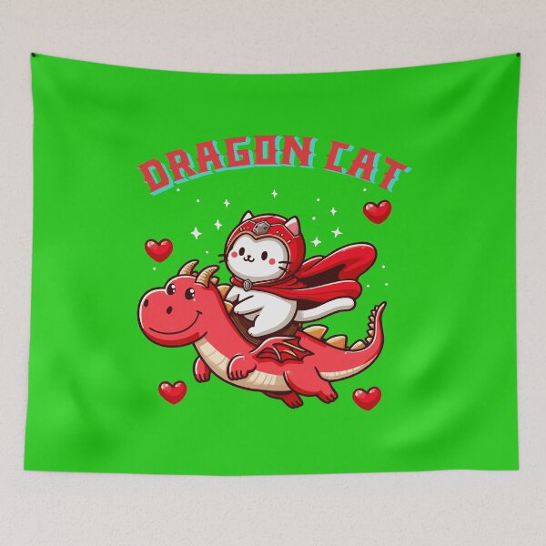 Item preview, Adventure and fantasy cute dragon cat designed and sold by Mahilis.