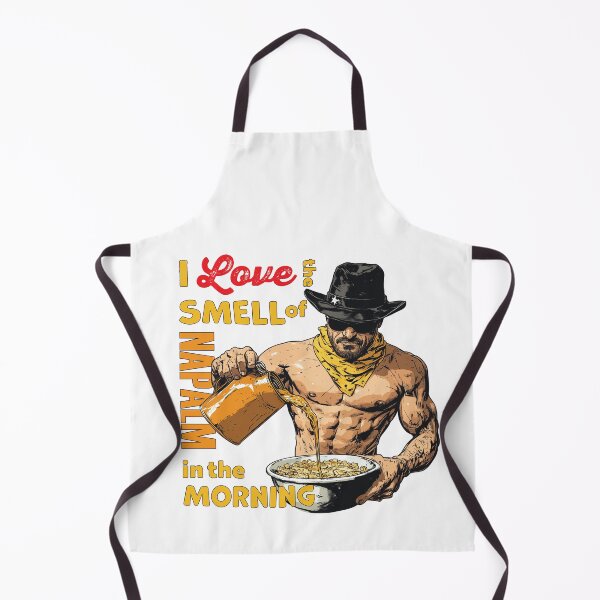 Item preview, "I love the smell of napalm in the morning" on my Wheaties! Apocalypse Now quote made kinda delicious looking. designed and sold by Galp.