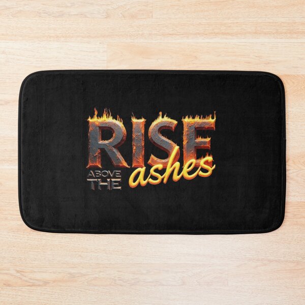 Item preview, "Rise Above the Ashes" Hyper-Realistic Typography Design - Inspirational Recovery Gift designed and sold by lamp148.
