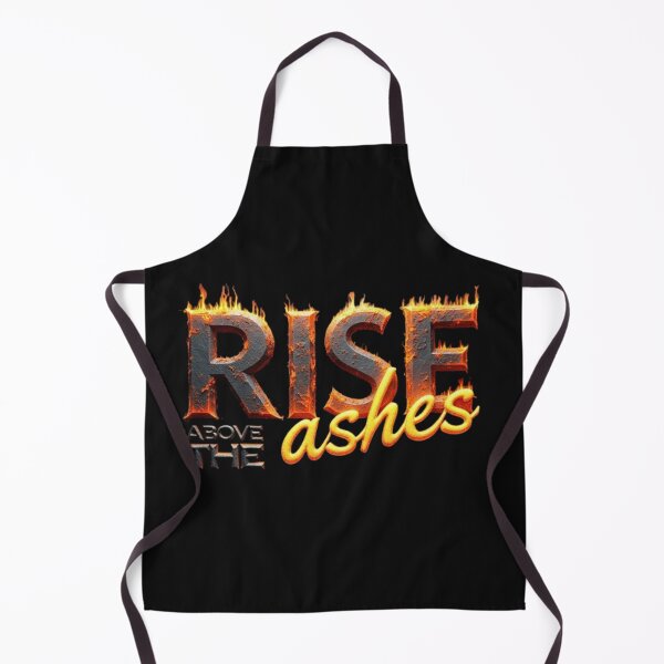 Item preview, "Rise Above the Ashes" Hyper-Realistic Typography Design - Inspirational Recovery Gift designed and sold by lamp148.
