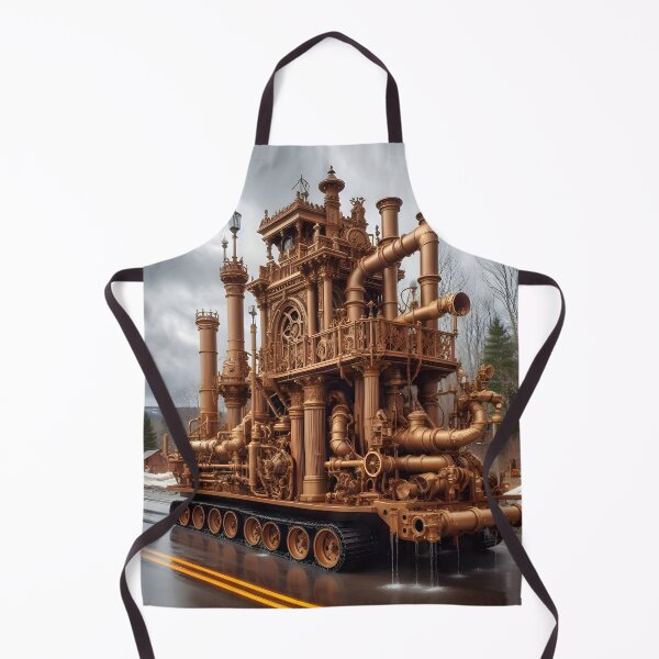 Item preview, Abstract Steampunk Vehicle Design: Futuristic Meets Vintage Art designed and sold by PandaTShirtShop.