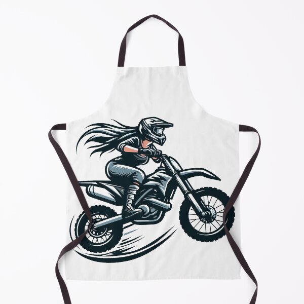 Item preview, MotoCross Lady, Woman on motorcycle, Girl on Dirt Bike designed and sold by Cr320.