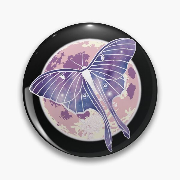 Artikelvorschau, Galaxy Luna Moth fliegt unter Vollmond entworfen und verkauft von skye-studio.