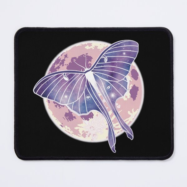 Item preview, Galaxy Luna Moth Flying Under Full Moon designed and sold by skye-studio.
