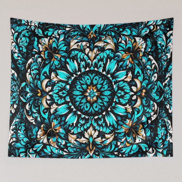 Item preview, fractal patterns beautiful pattern of  the flowers  designed and sold by WATERDUST.