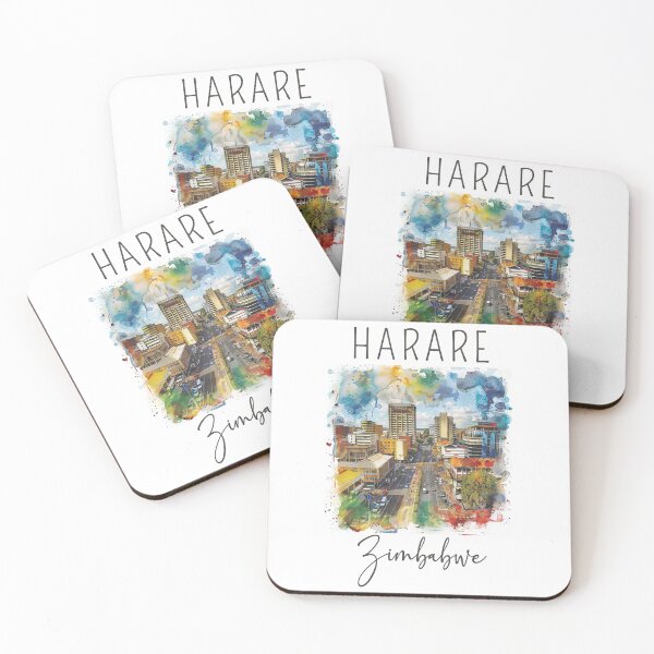 Item preview, A Watercolor Design of Harare - Zimbabwe designed and sold by Sketch-Shack.