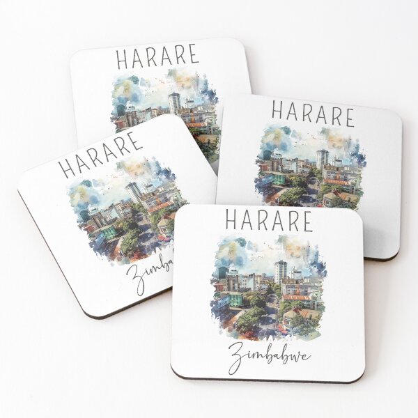 Item preview, A Watercolor Design of Harare - Zimbabwe designed and sold by Sketch-Shack.