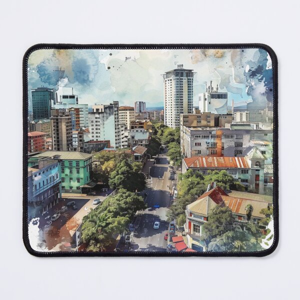 Item preview, A Watercolor Design of Harare - Zimbabwe designed and sold by Sketch-Shack.