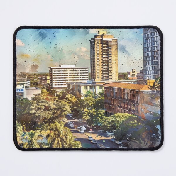 Item preview, A Watercolor Design of Harare - Zimbabwe designed and sold by Sketch-Shack.