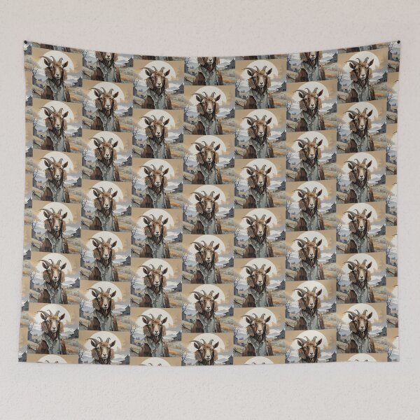 Item preview, Human-Wearing Goat designed and sold by koreatvtea.
