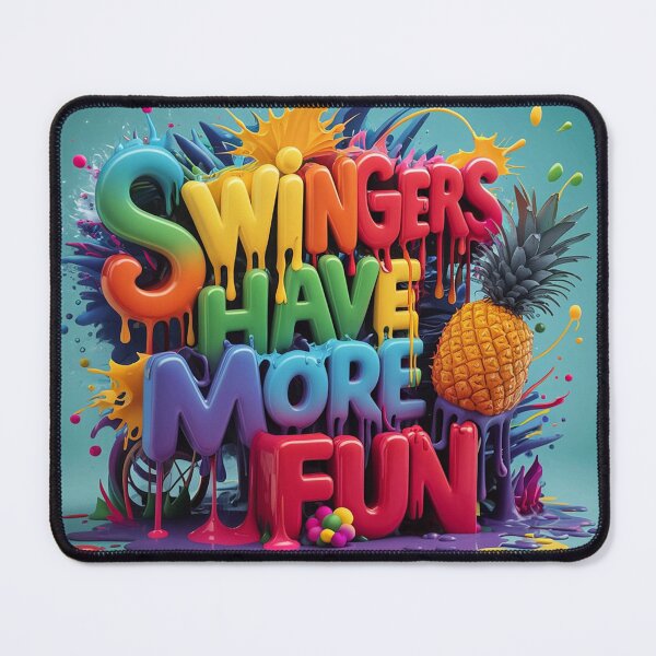 Item preview, Colorful Swingers Have More Fun Design w/ Pineapple designed and sold by JLEmporium.