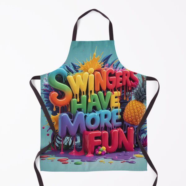 Item preview, Colorful Swingers Have More Fun Design w/ Pineapple designed and sold by JLEmporium.