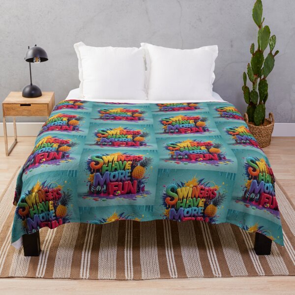 Item preview, Colorful Swingers Have More Fun Design w/ Pineapple designed and sold by JLEmporium.
