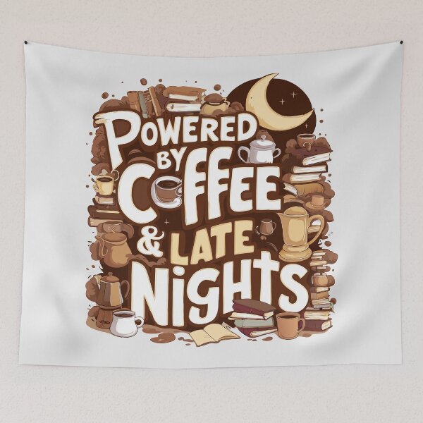 Item preview, Sticker T-Shirt Design Trending: Back to College and Long nights of Studying designed and sold by ForeverPrintsOK.