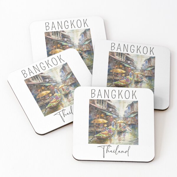 Item preview, A Watercolor Design of Bangkok - Thailand  designed and sold by Sketch-Shack.
