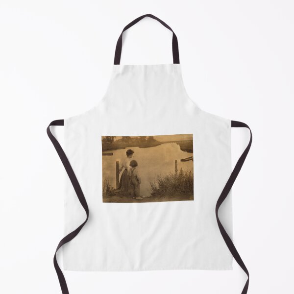 Item preview, Woman and Child by a River Vintage Inspired Art designed and sold by markomundo.