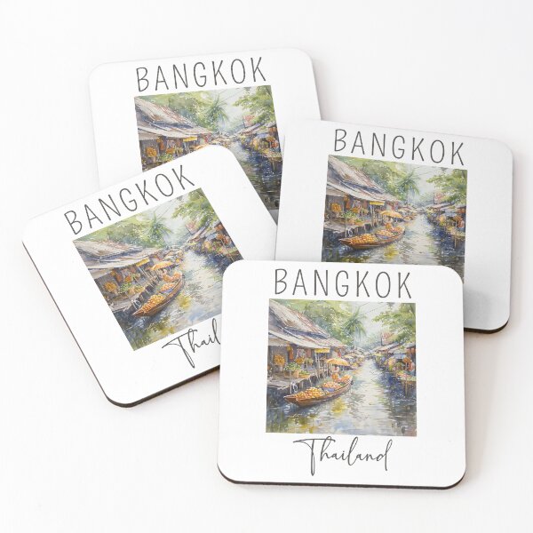 Item preview, A Watercolor Design of Bangkok - Thailand  designed and sold by Sketch-Shack.