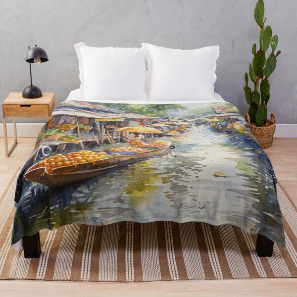 Item preview, A Watercolor Design of Bangkok - Thailand designed and sold by Sketch-Shack.