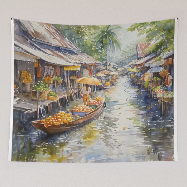 Item preview, A Watercolor Design of Bangkok - Thailand  designed and sold by Sketch-Shack.