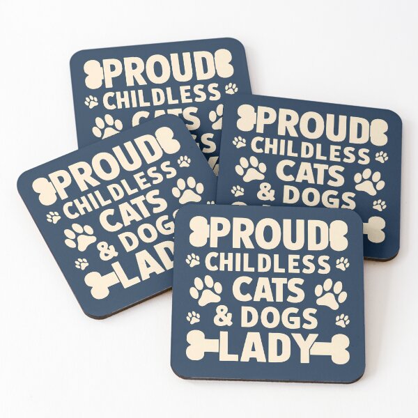 Item preview, Proud Childless Cats & Dogs Lady  designed and sold by BayBoutique.