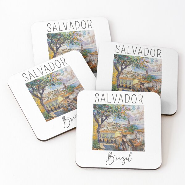 Item preview, A Watercolor Design of Salvador - Bahia - Brazil  designed and sold by Sketch-Shack.