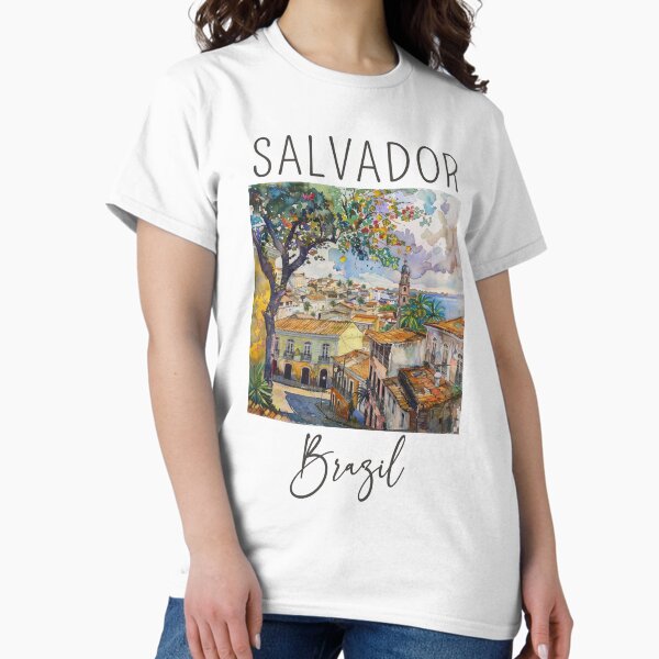 Item preview, A Watercolor Design of Salvador - Bahia - Brazil  designed and sold by Sketch-Shack.