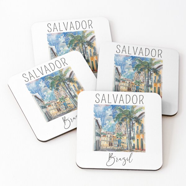 Item preview, A Watercolor Design of Salvador - Bahia - Brazil  designed and sold by Sketch-Shack.