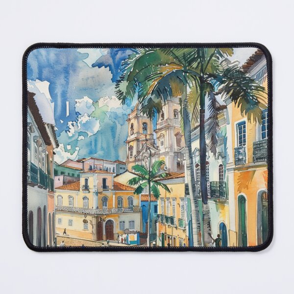 Item preview, A Watercolor Design of Salvador - Bahia - Brazil  designed and sold by Sketch-Shack.