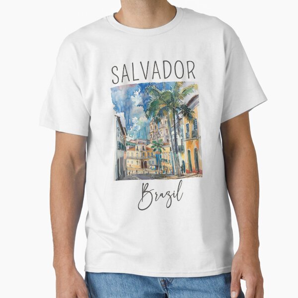 Item preview, A Watercolor Design of Salvador - Bahia - Brazil  designed and sold by Sketch-Shack.