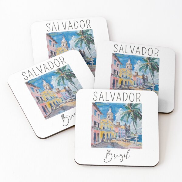 Item preview, A Watercolor Design of Salvador - Bahia - Brazil  designed and sold by Sketch-Shack.