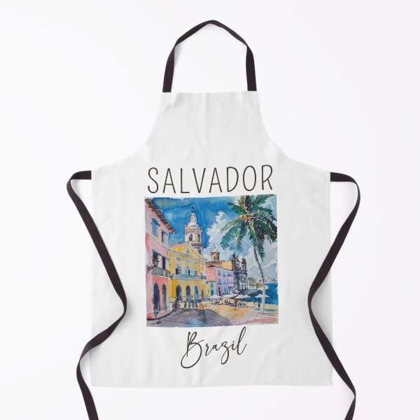 Item preview, A Watercolor Design of Salvador - Bahia - Brazil  designed and sold by Sketch-Shack.