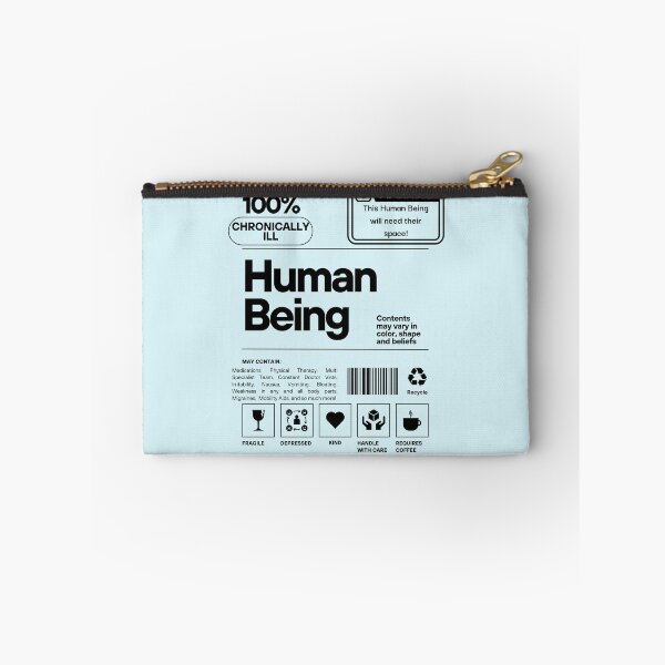 Item preview, Chronically Ill Human Label designed and sold by ReeReeDesigns.