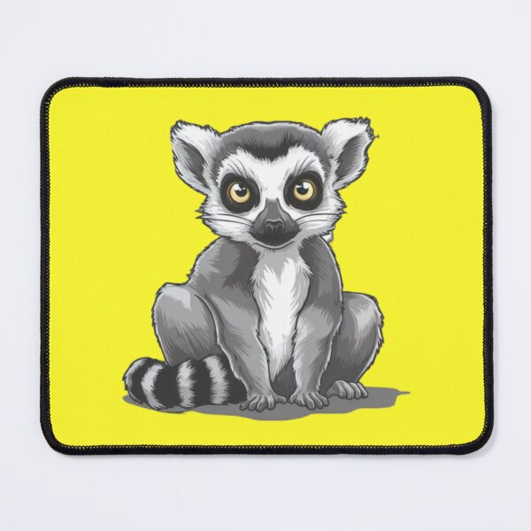 Item preview, Little Ring-Tailed Lemur Digital Drawing -  designed and sold by PolygonPinnacle.
