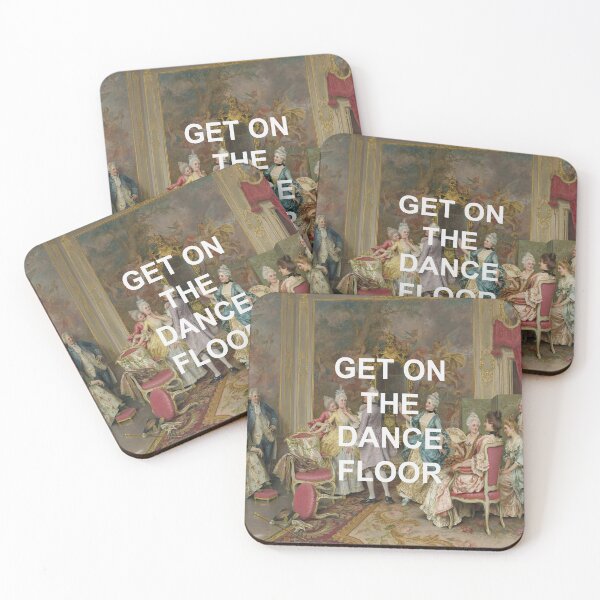 Item preview, Victorian Oil Painting + Fun Dance Floor Quote designed and sold by VoyagerVintage.
