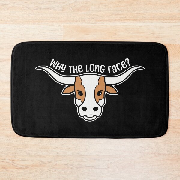 Item preview, Cute Longhorn Cow. Why the Long Face! designed and sold by PMCreative.