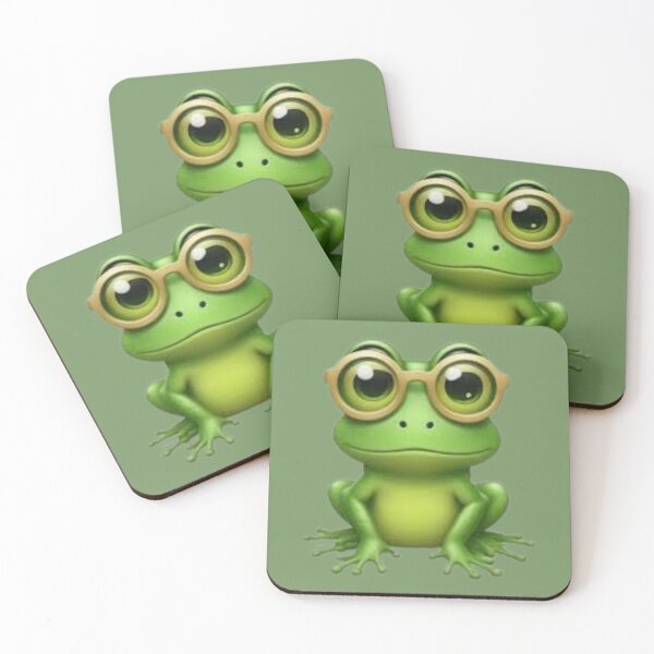 Item preview, A frog with glasses. designed and sold by Karine Dupras.