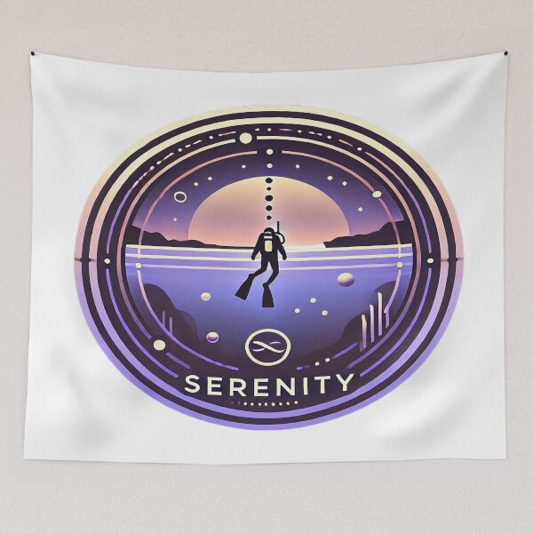 Item preview, Underwater Serenity: Twilight Diving designed and sold by FAONIM.