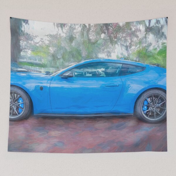 Item preview, 2024 Grabber Blue Ford Mustang Dark Horse X106 designed and sold by RichFrancoCars.