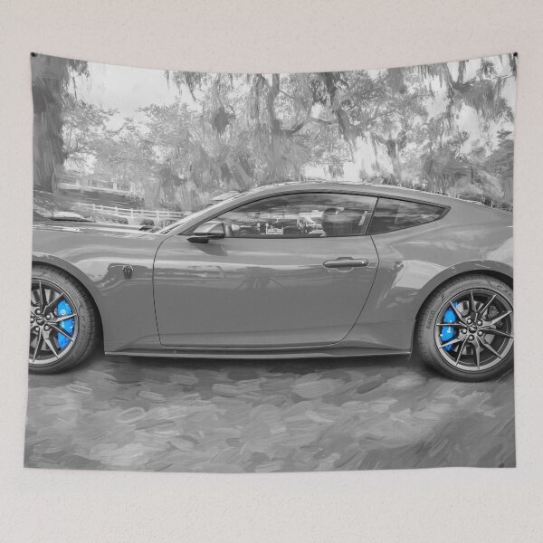 Item preview, 2024 Grabber Blue Ford Mustang Dark Horse X107 designed and sold by RichFrancoCars.