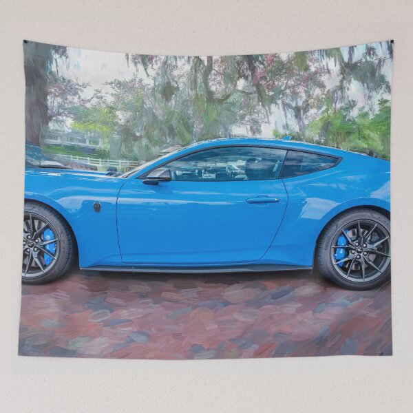 Item preview, 2024 Grabber Blue Ford Mustang Dark Horse X108 designed and sold by RichFrancoCars.