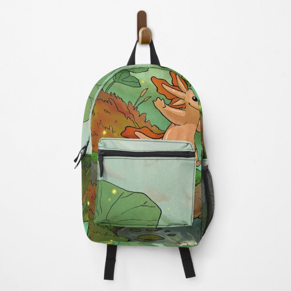 Item preview, Frog Axolotl Amphibian Friends Poster magical asian style artwork designed and sold by DingHuArt.