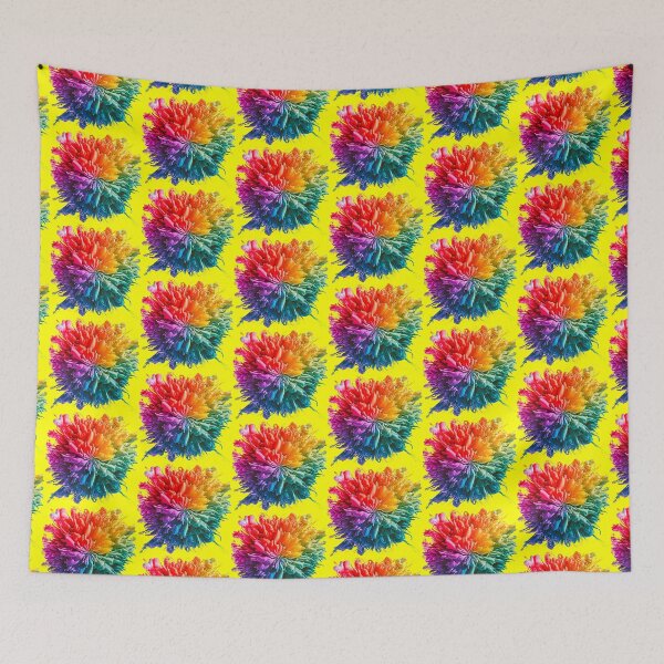 Item preview, Vibrant Rainbow Paint Explosion | Yellow designed and sold by PinkGoddessLove.