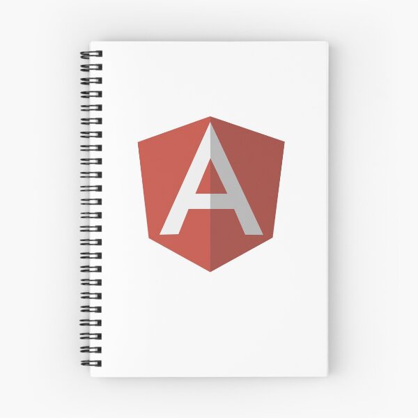 Item preview, AngularJS Angular (White) Official Logo T-Shirt designed and sold by Rainwater Merch.