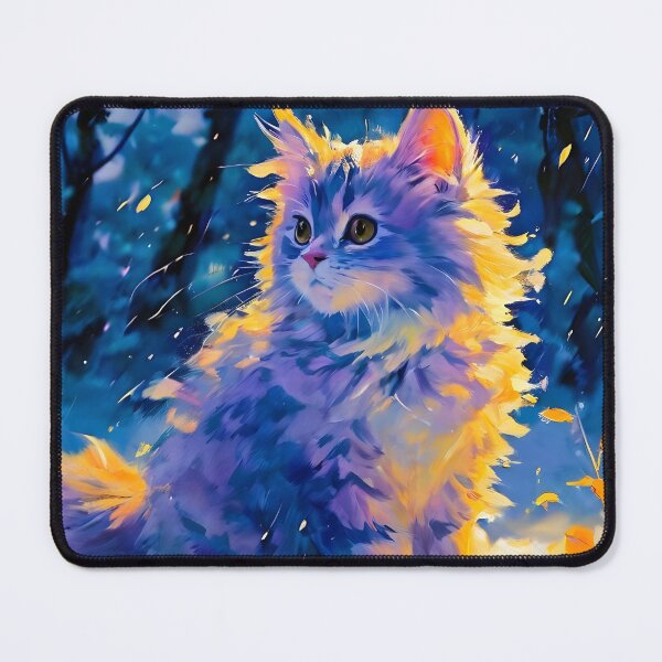 Item preview, Beautiful Light Putple Kitty designed and sold by CatManiaShop.