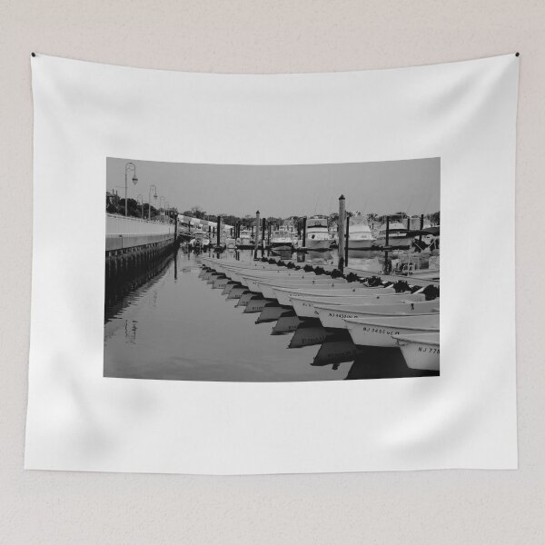 Item preview, Quiet Reflections at Belmar Pier designed and sold by BradKnorrArt.