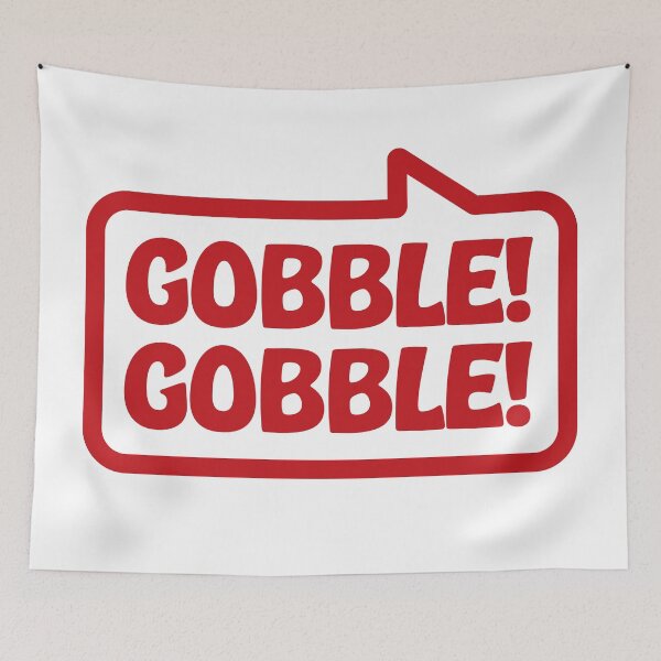 Item preview, Gobble Gobble! - Talking Shirt (Red) designed and sold by Justin Ellis.