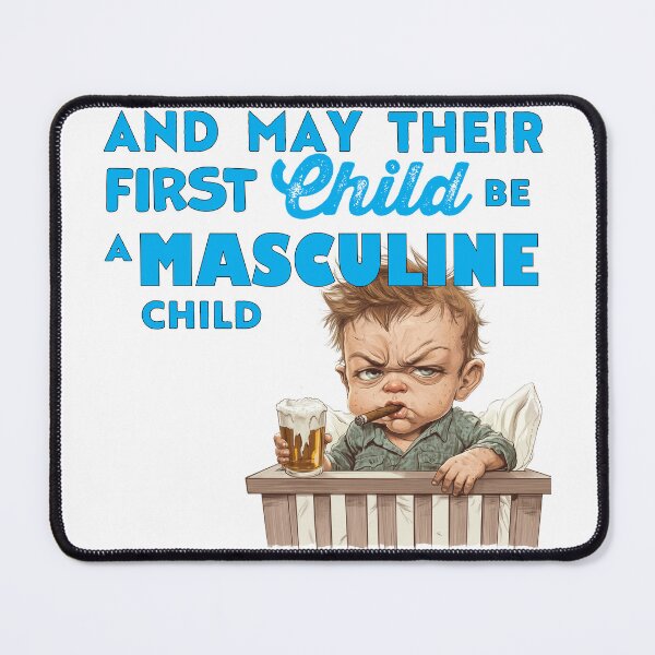 Item preview, "And may their first child be a masculine child" Be careful what you wish for Luca Brasi! designed and sold by Galp.
