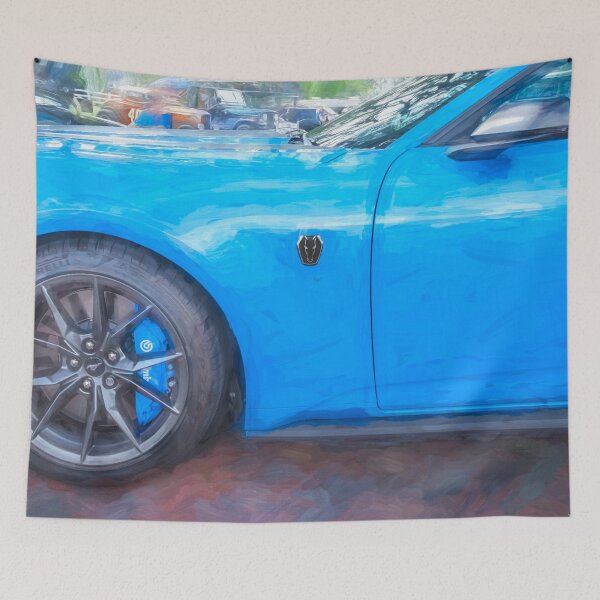 Item preview, 2024 Grabber Blue Ford Mustang Dark Horse X211 designed and sold by RichFrancoCars.